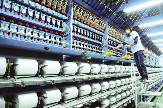 太倉(cāng)振輝化纖引進(jìn)高速加彈機(jī)