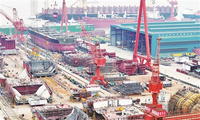 訂單穩(wěn)造船忙